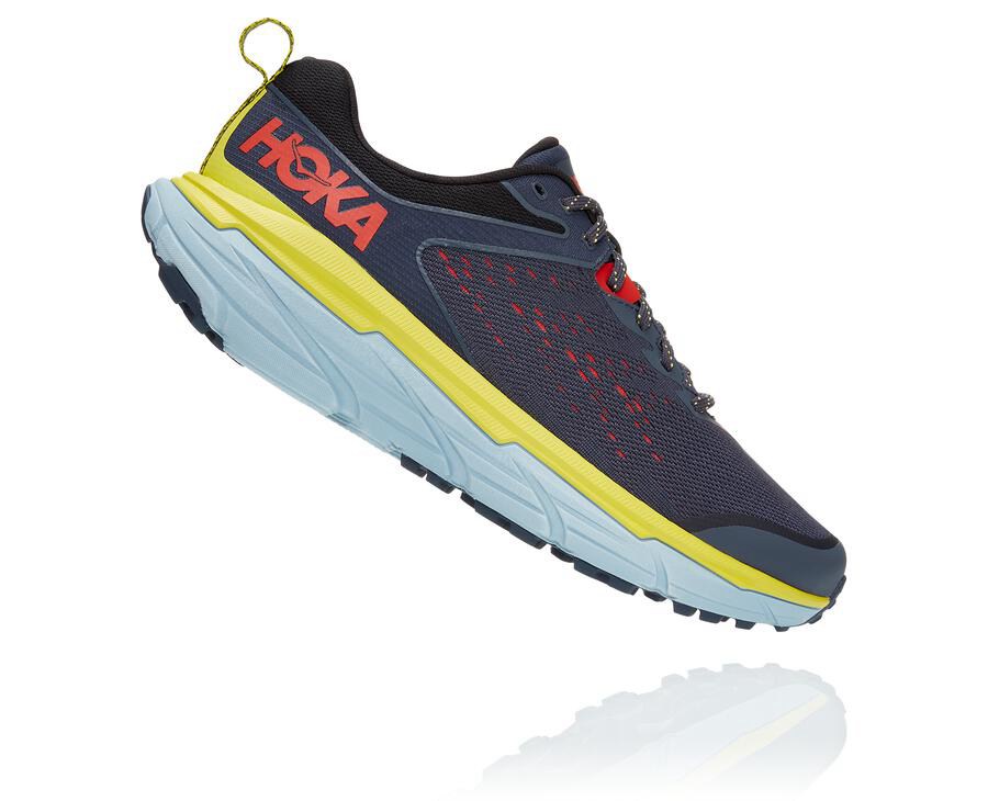 Hoka Australia One One Challenger ATR 6 - Mens Trail Shoes Blue - FKLZV-2156